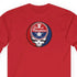 Grateful Dead - The Ballpark Collection: Philadelphia Baseball Edition Stealie Grateful Dead Long Sleeve Tee - MLB - StealieShop